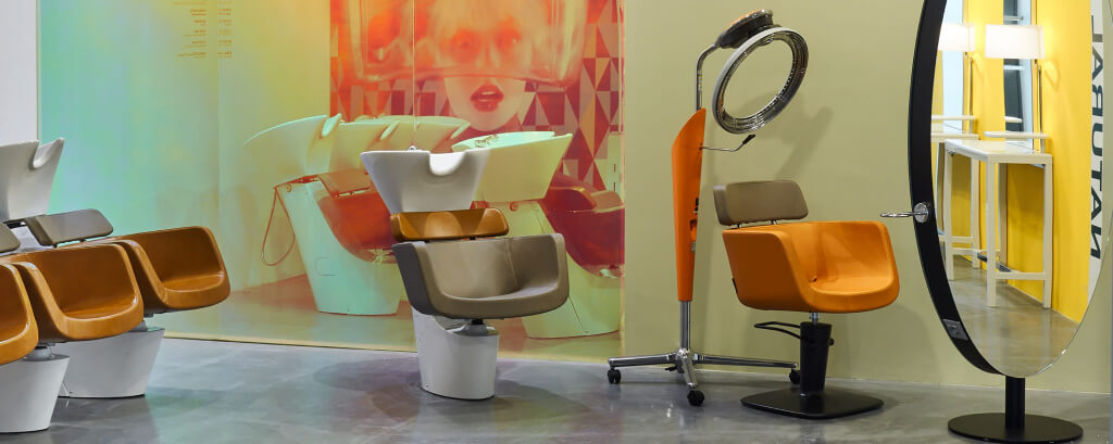 Итальянская парикмахерская мебель бизнес класса для салона красоты от Christophe Pillet eco fun