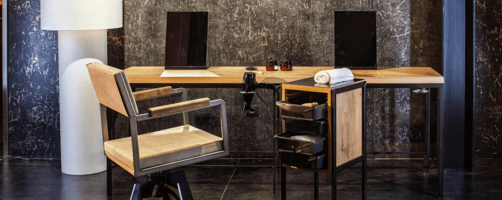 Коллекция парикмахерской мебели NEW YORK в стиле лофт  new york