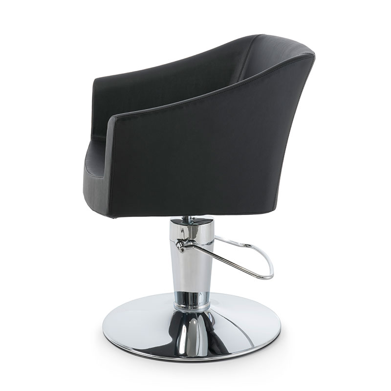 Парикмахерское кресло GALA BLACK RONDE — фото и характеристики Maletti