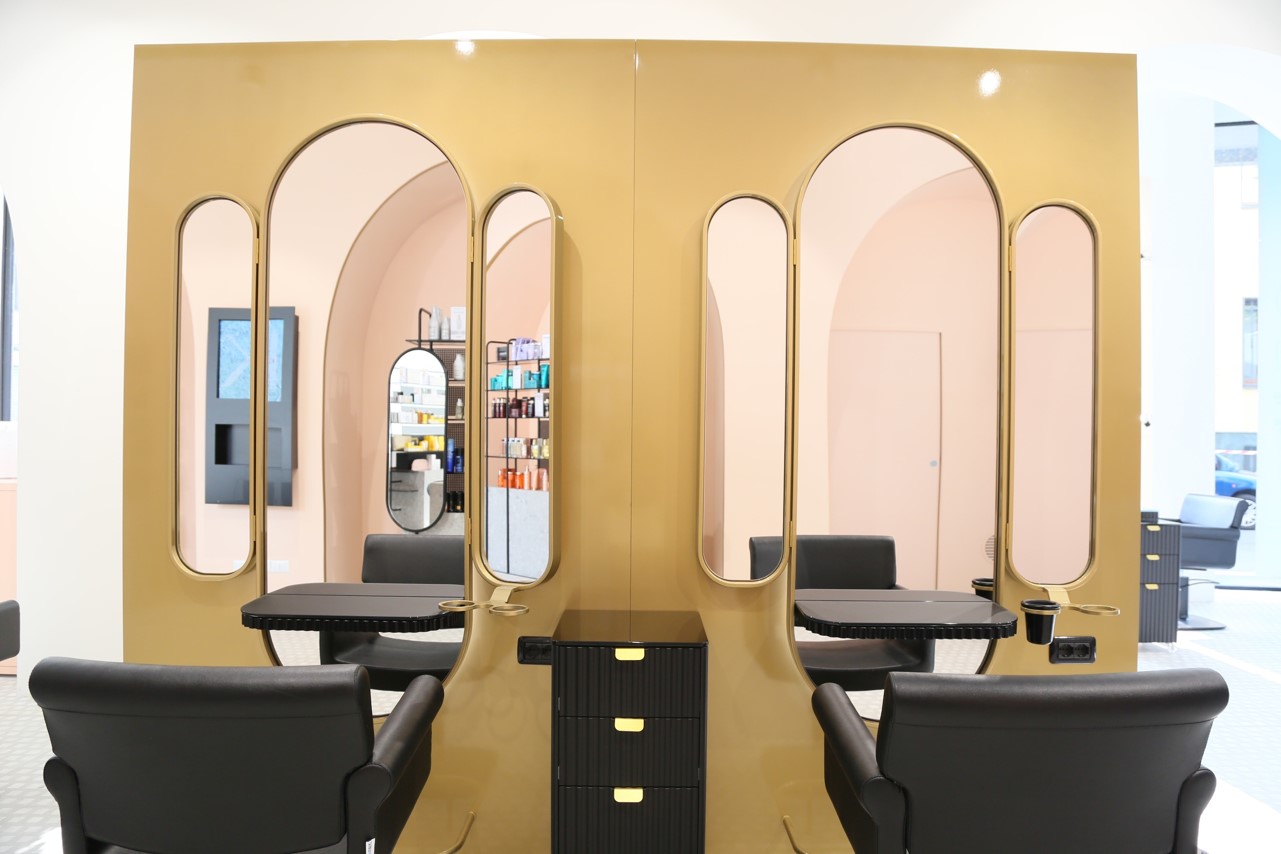 Зеркало-трельяж SARAH Gold — фото и характеристики Maletti