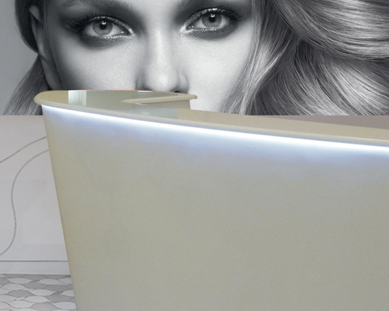 Ресепшен PANDORA SLIM LED — фото и характеристики Maletti