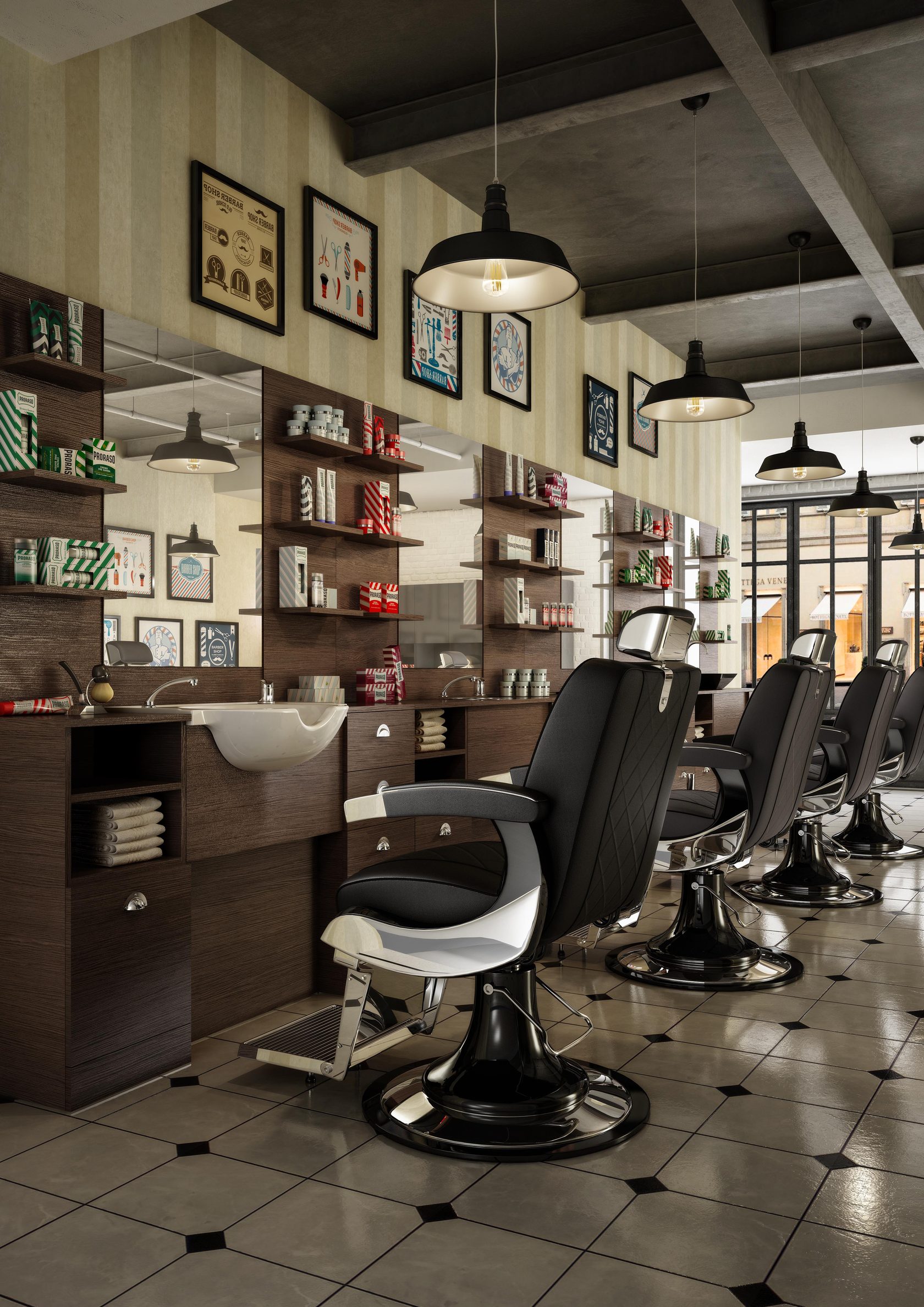 BARBER STATION FIX WHITE — фото и характеристики Maletti