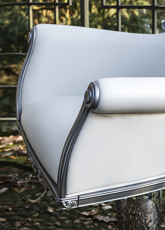 Парикмахерское кресло LA PIU BELLA SILVER — фото и характеристики Maletti