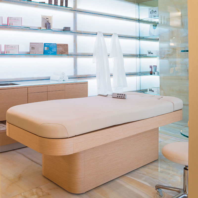 Массажный стол NINFEA LIGHT OAK THERMIC — фото и характеристики Maletti
