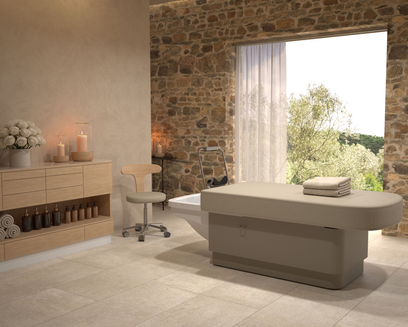 Многофункциональная кушетка SHIROBODY — фото и характеристики Maletti