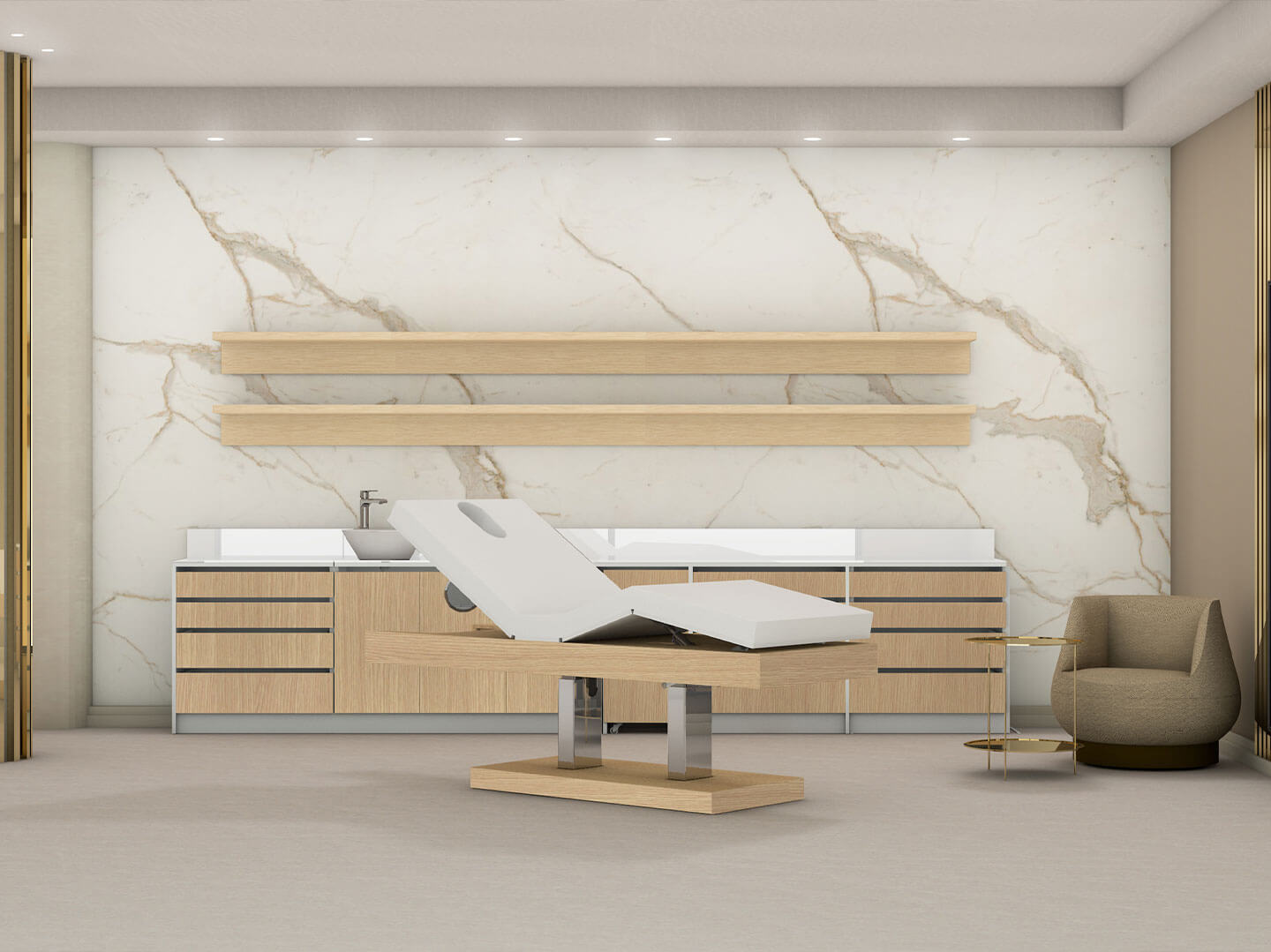 Кушетка косметологическая ABUDHABI COLOR — фото и характеристики Maletti