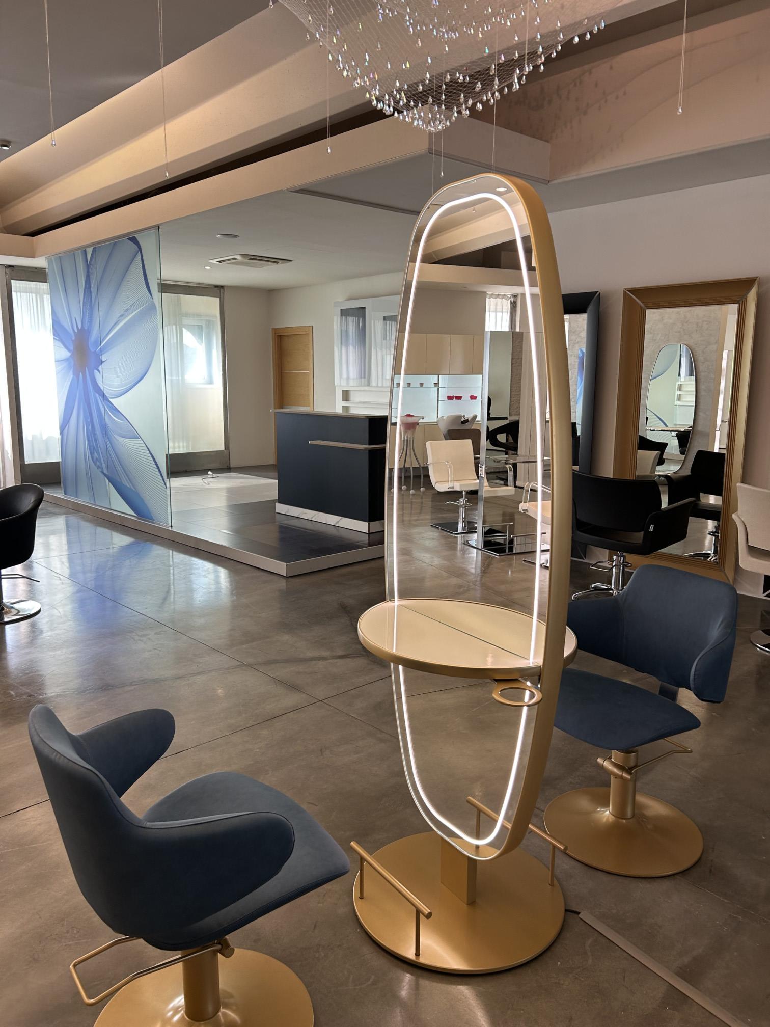 Зеркало NEW ECLIPSE PLUS GOLD — фото и характеристики Maletti
