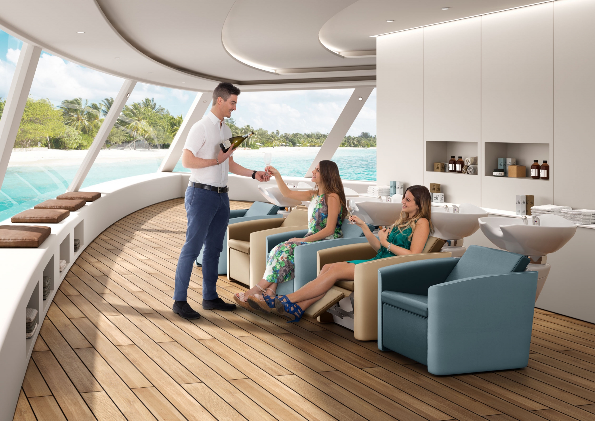 Парикмахерская мойка SKYWASH PRIMA CLASSE AIR MSG — фото и характеристики Maletti