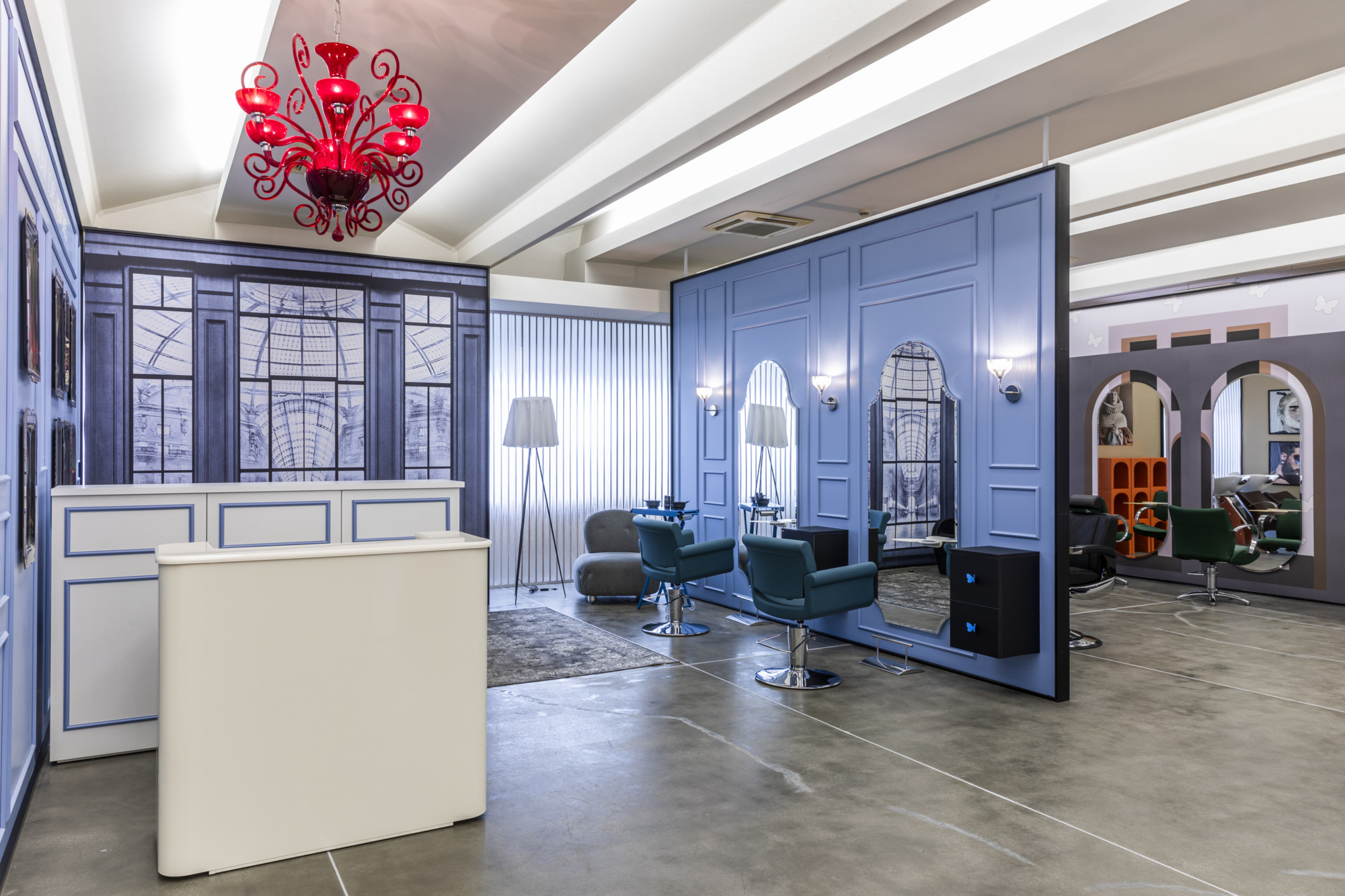 Парикмахерская мебель Maletti коллекция MADAM