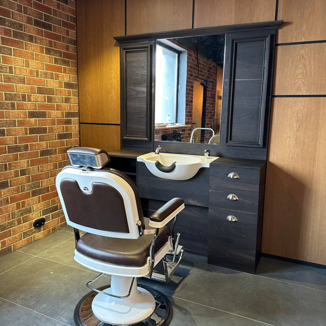 Парикмахерская мойка BARBER CABINET WITH FIX WHITE — фото и характеристики Maletti