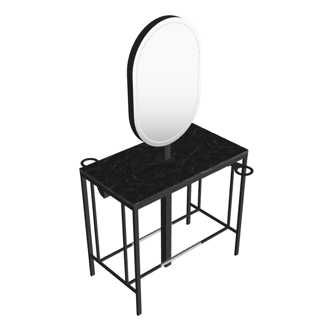 Парикмахерский стол MINIMAL 2P — фото и характеристики Maletti