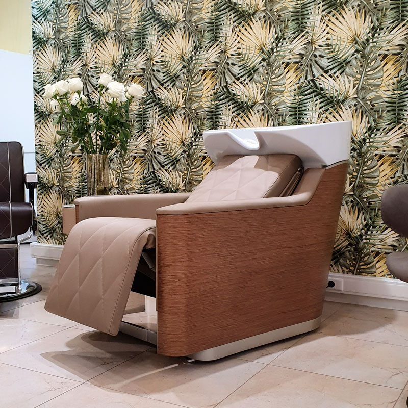 Парикмахерская мойка GREEN STAR CLASS COMFORT WALNUT — фото и характеристики Maletti