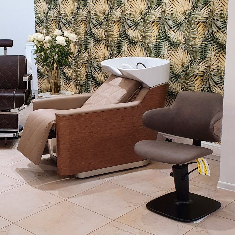 Парикмахерская мойка GREEN STAR CLASS AIR WALNUT — фото и характеристики Maletti