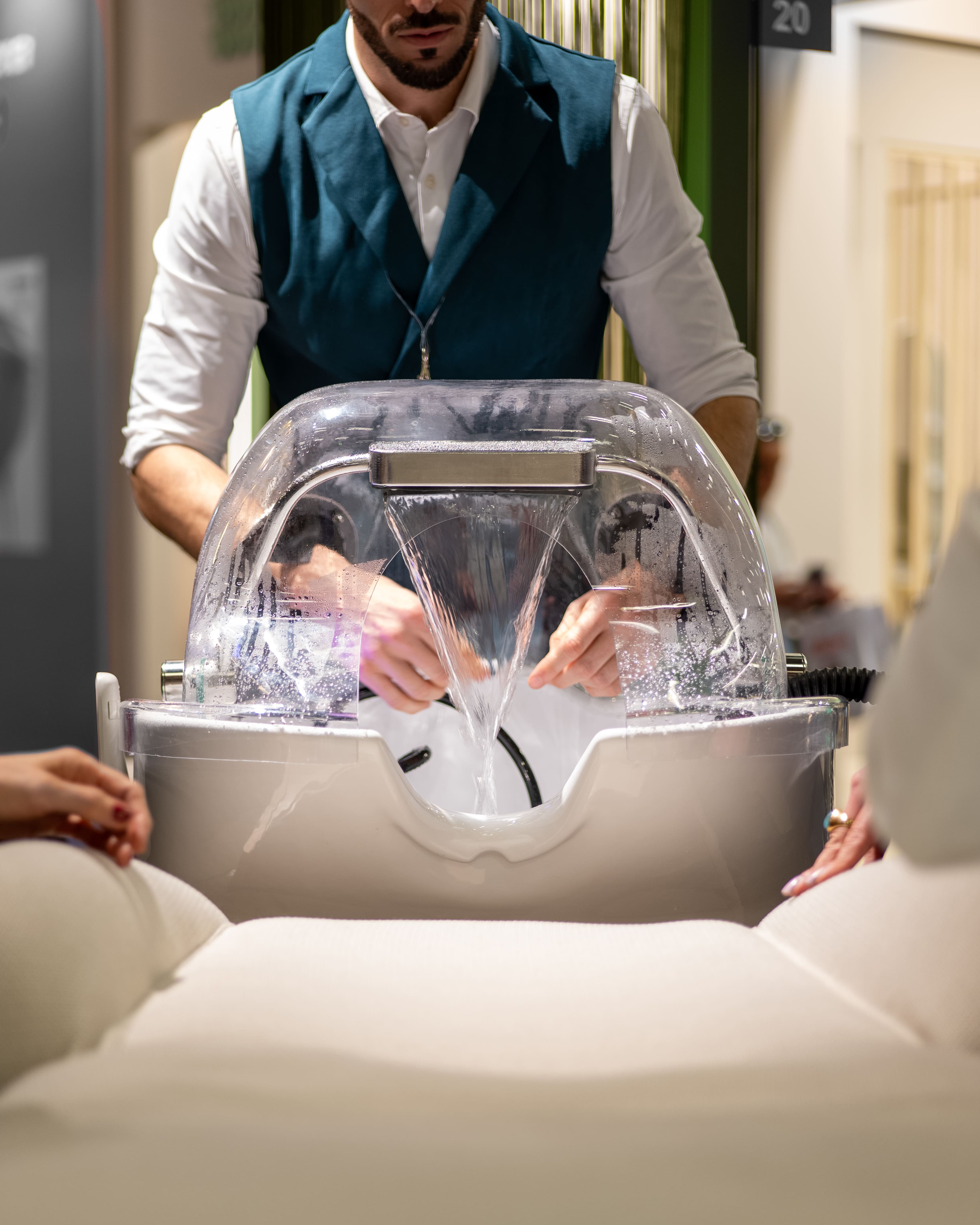 Парикмахерская мойка HEAVEN MSG SHIRODARA VAPOMIST — фото и характеристики Maletti
