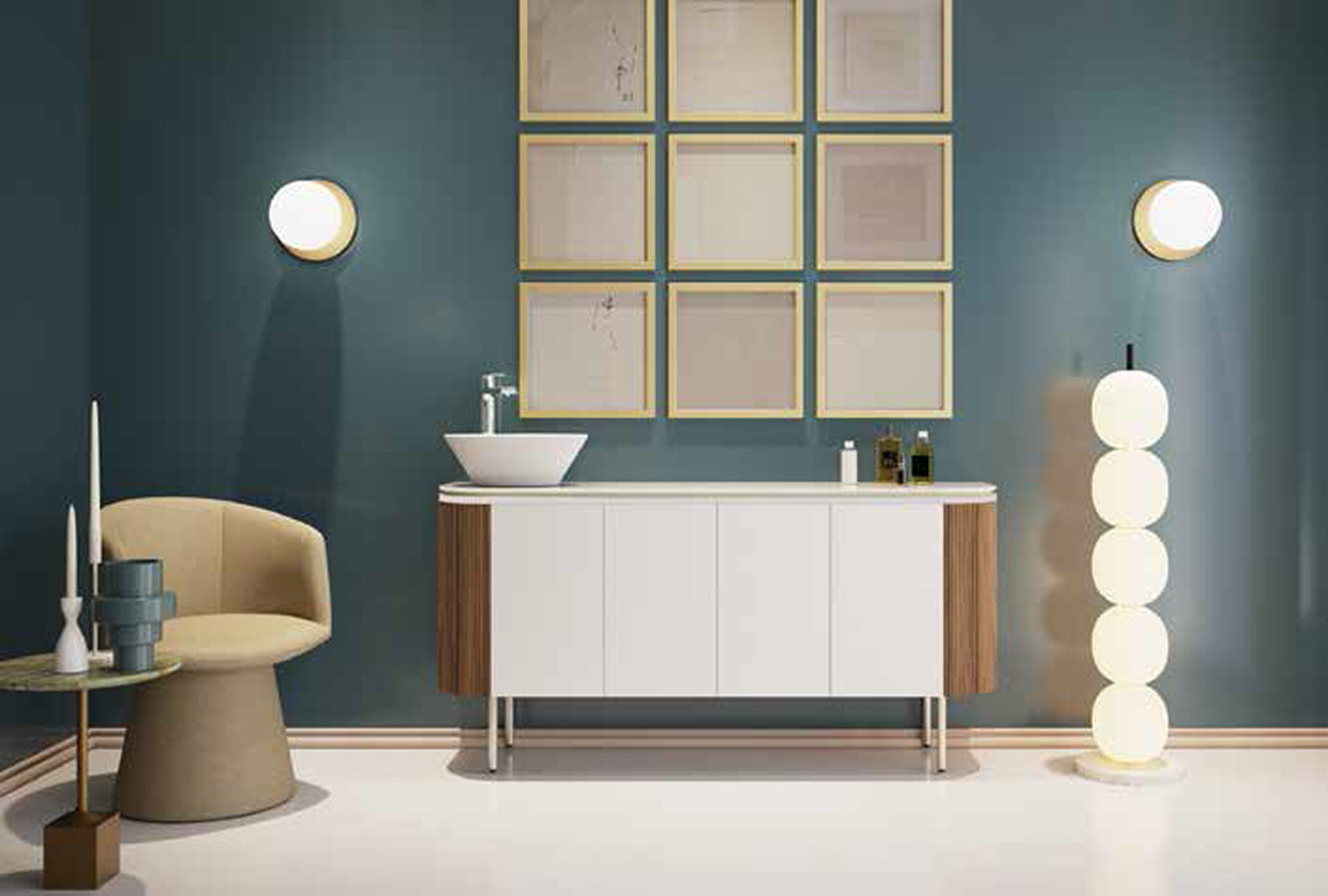 Тумба с раковиной CHAKRA LARGE — фото и характеристики Maletti