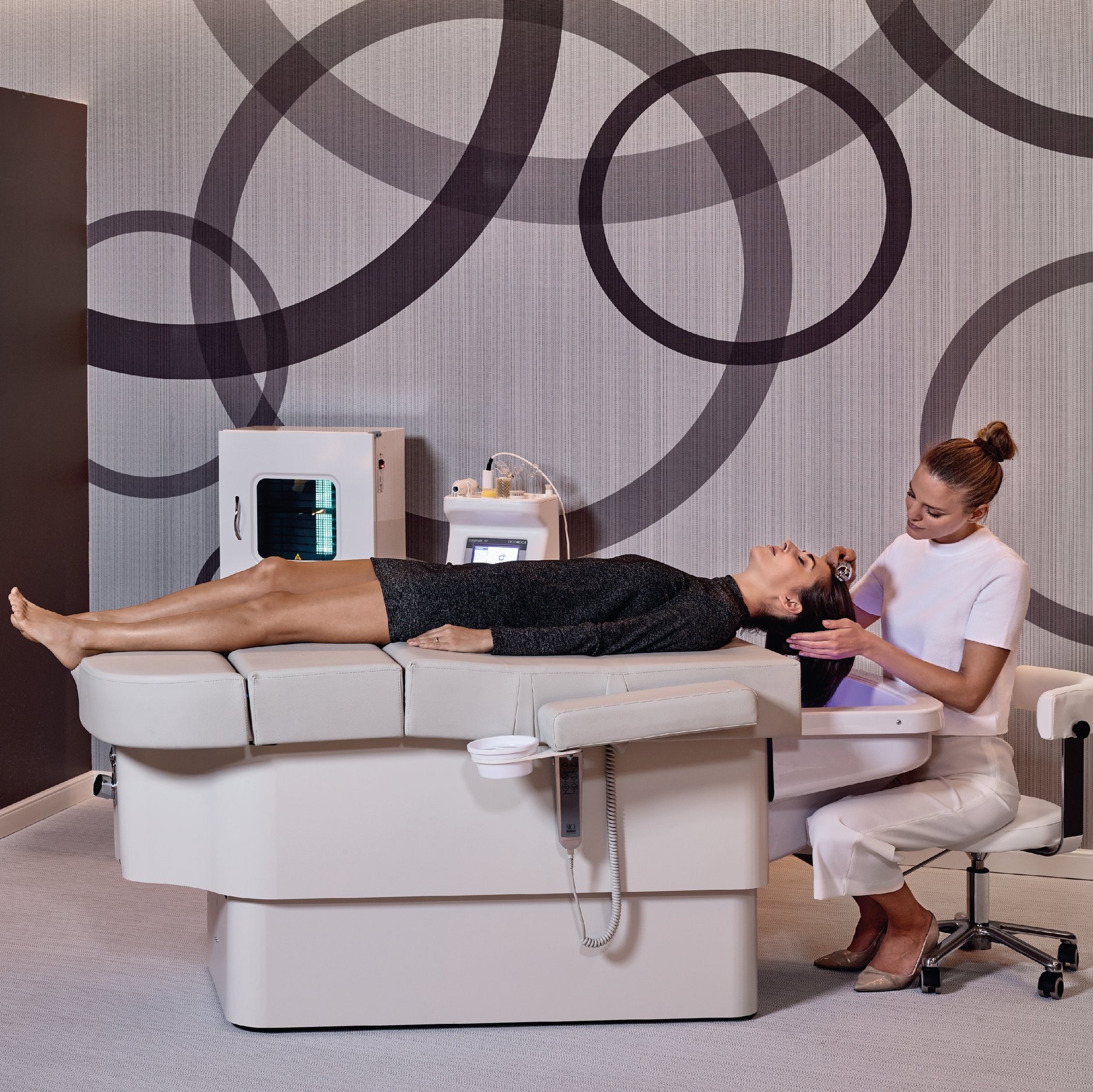 Многофункциональная кушетка TOTAL BODY WHITE — фото и характеристики Maletti