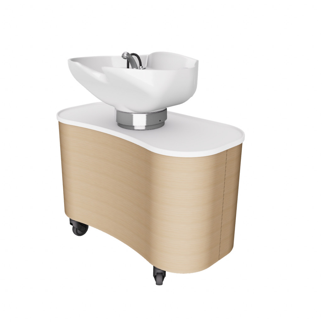 Парикмахерская мойка HUB LIGHT OAK — фото и характеристики Maletti