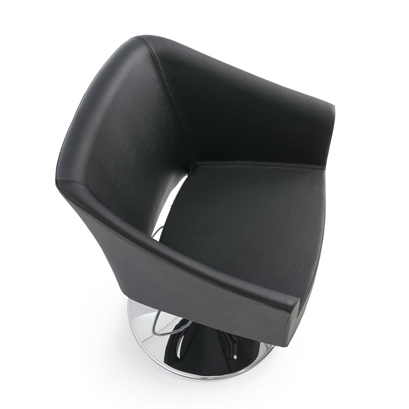 Парикмахерское кресло GALA BLACK RONDE — фото и характеристики Maletti