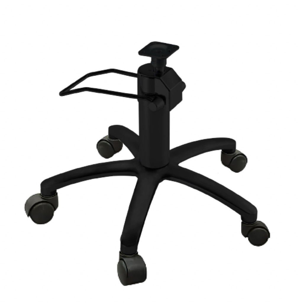 База для кресла LUNA BLOCK BLACK WHEELS — фото и характеристики Maletti