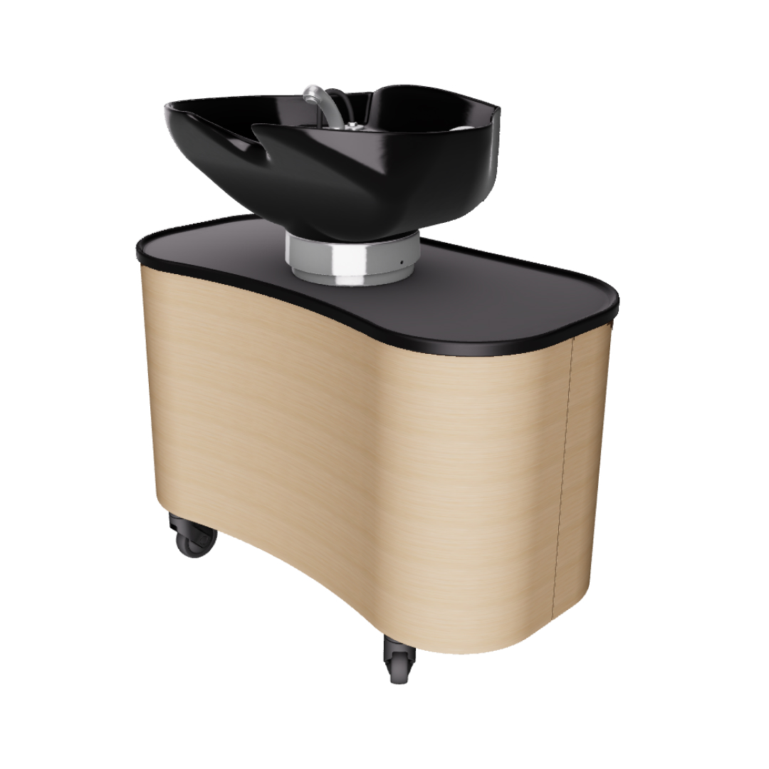 Парикмахерская мойка HUB LIGHT OAK — фото и характеристики Maletti