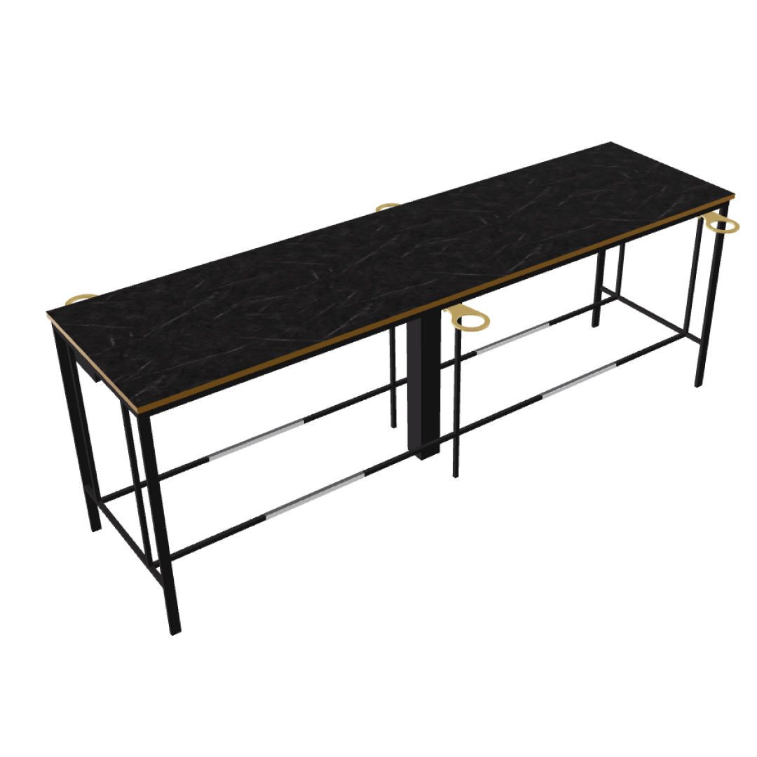 Парикмахерский стол MINIMAL 4P — фото и характеристики Maletti