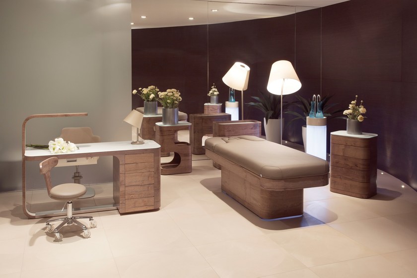 Массажный стол NINFEA WENGE THERMIC — фото и характеристики Maletti