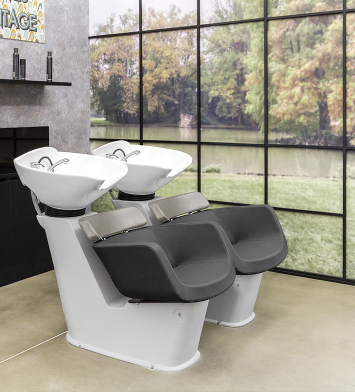 Парикмахерская мойка ECO FUN LADY BLACK BASIN — фото и характеристики Maletti