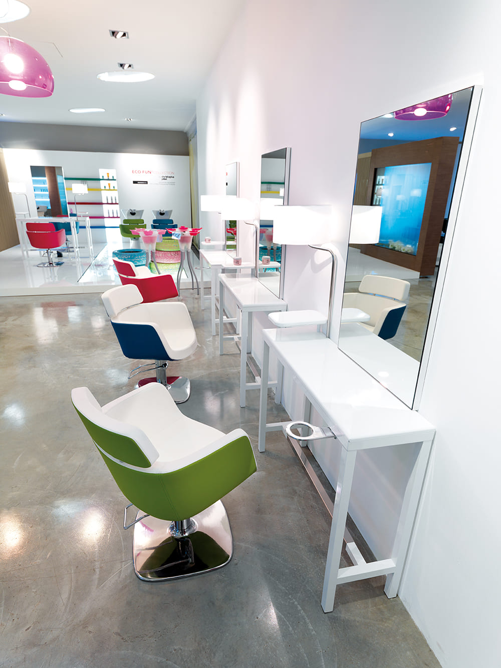 Парикмахерское кресло ECO FUN Bi-Color — фото и характеристики Maletti