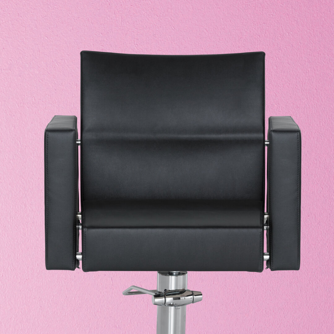 Парикмахерское кресло RIALTO BLACK RONDE — фото и характеристики Maletti