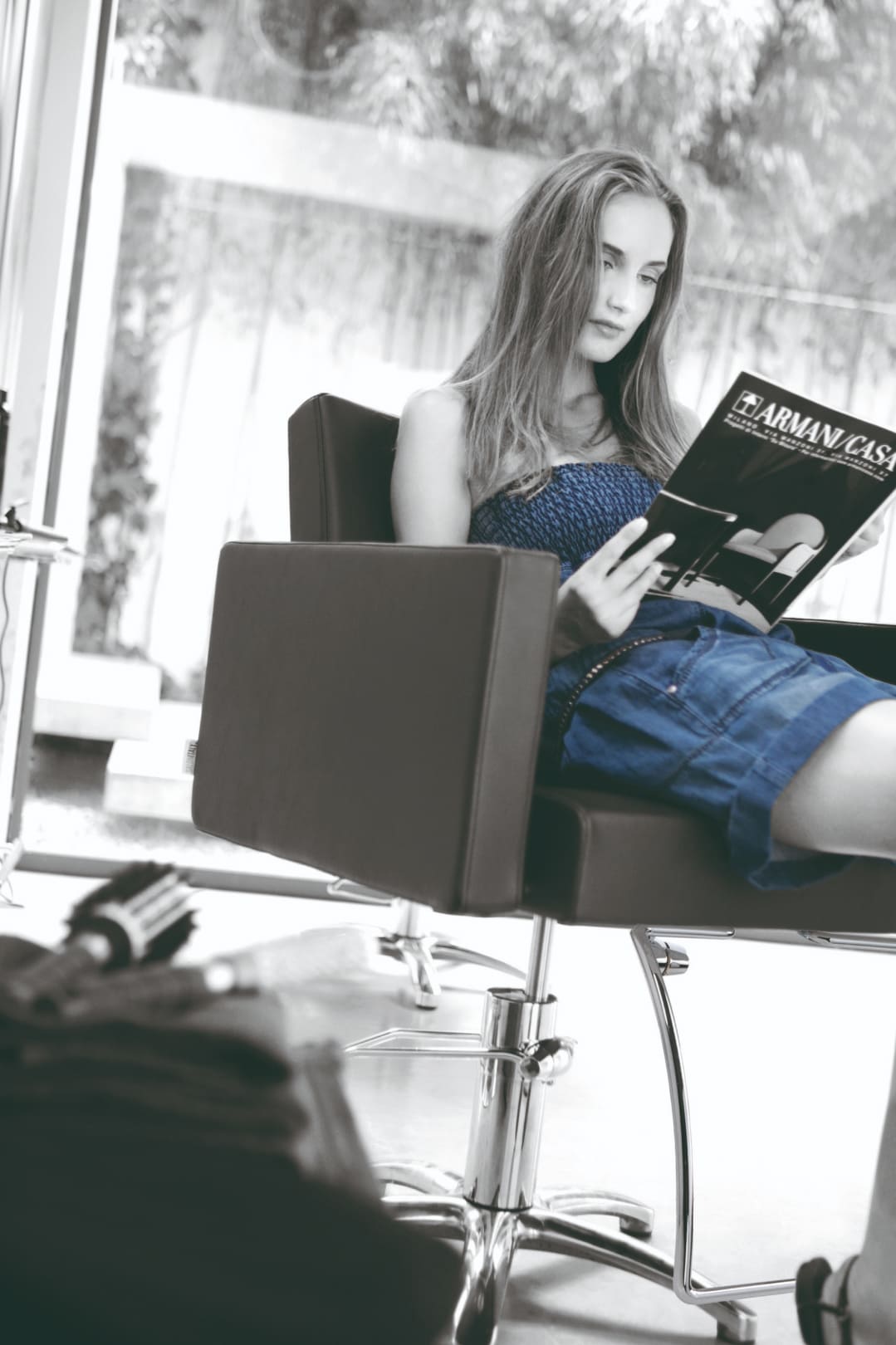 Парикмахерское кресло RIALTO BLACK STAR — фото и характеристики Maletti