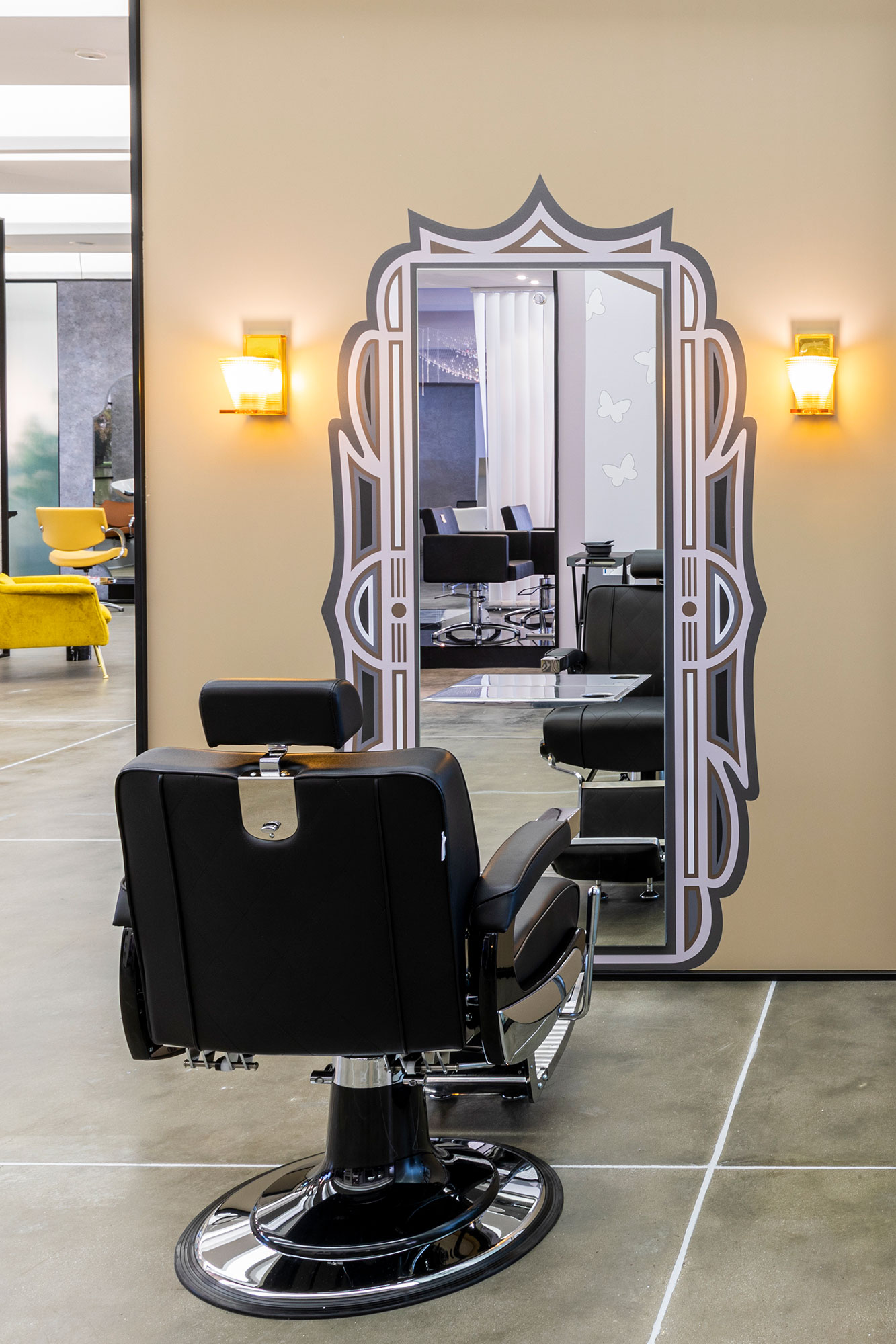Парикмахерское мужское кресло ZEUS EASY — фото и характеристики Maletti