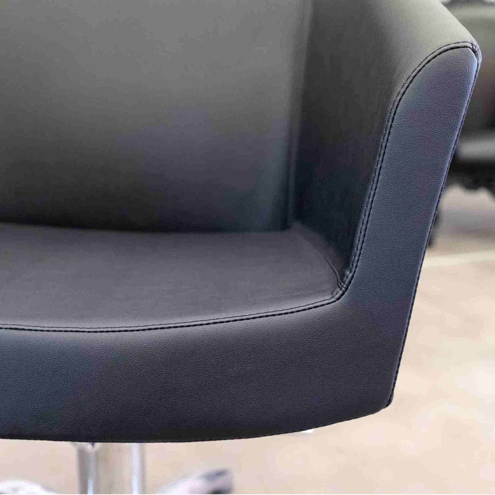 Парикмахерское кресло GALA BLACK RONDE — фото и характеристики Maletti