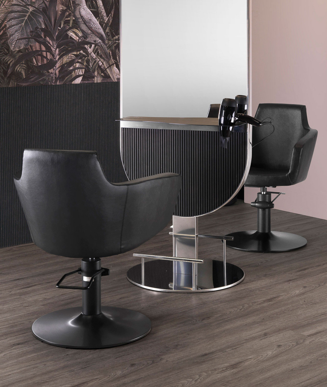 Парикмахерское кресло ALBA TONDA — фото и характеристики Maletti