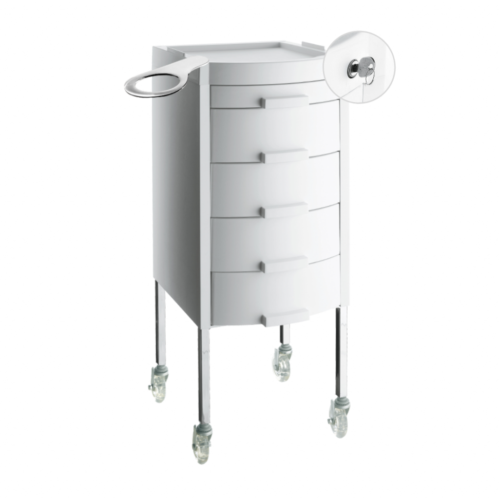 Тележка MANHATTAN KEY PORTAPHON SPEEDY White — фото и характеристики Maletti