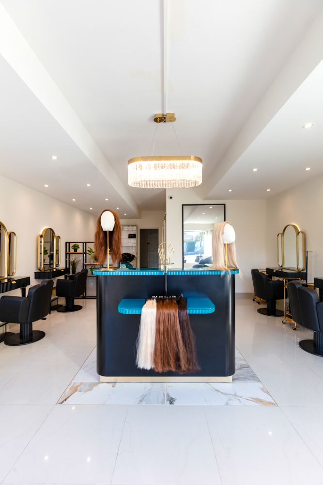 Интерьер салона красоты Ceira Lambert оборудованный мебелью Maletti
