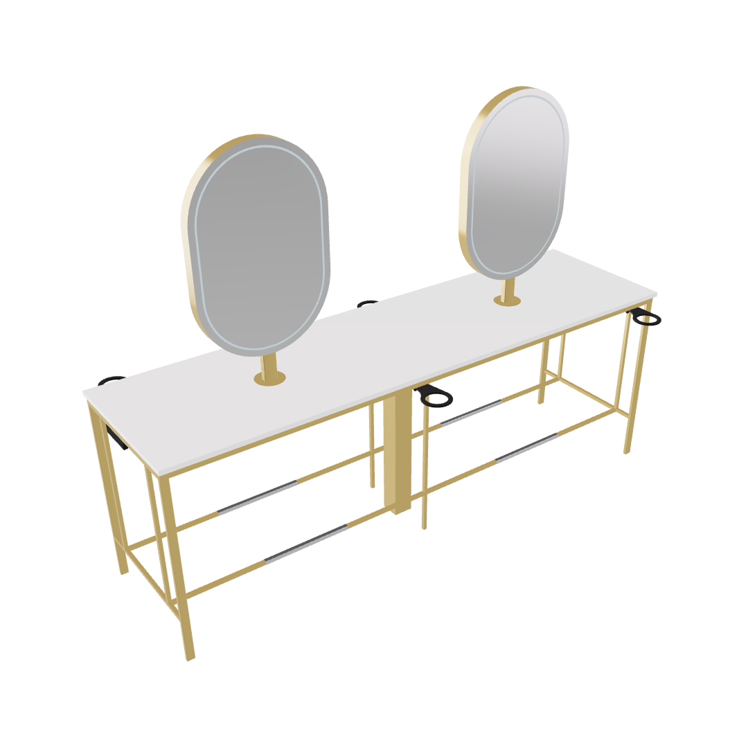 Парикмахерский стол MINIMAL 4P — фото и характеристики Maletti