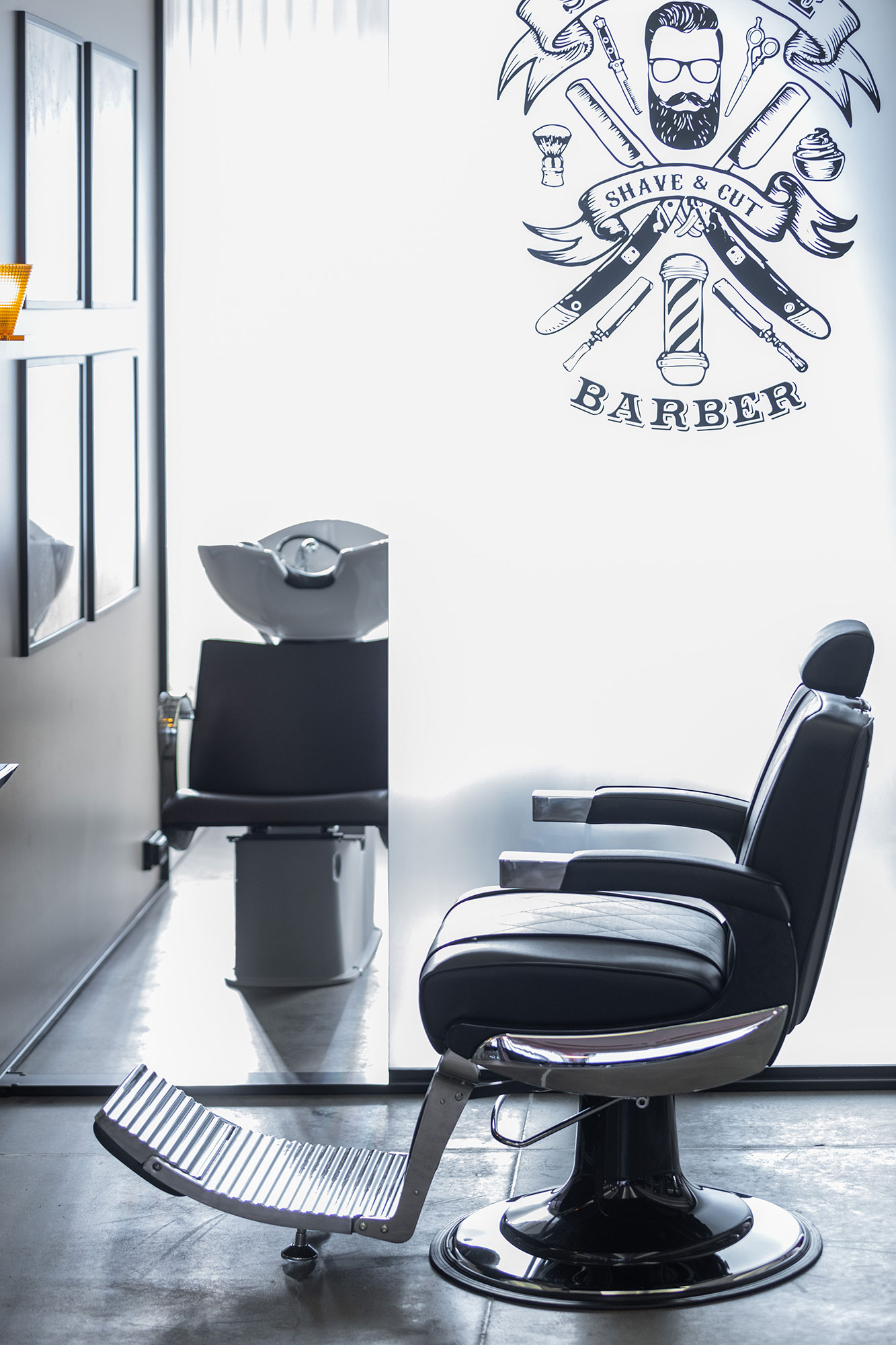 Парикмахерское мужское кресло ZEUS EASY — фото и характеристики Maletti