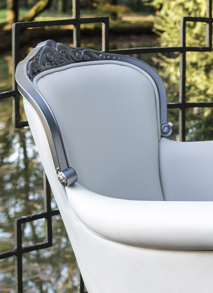 Парикмахерское кресло LA PIU BELLA SILVER — фото и характеристики Maletti