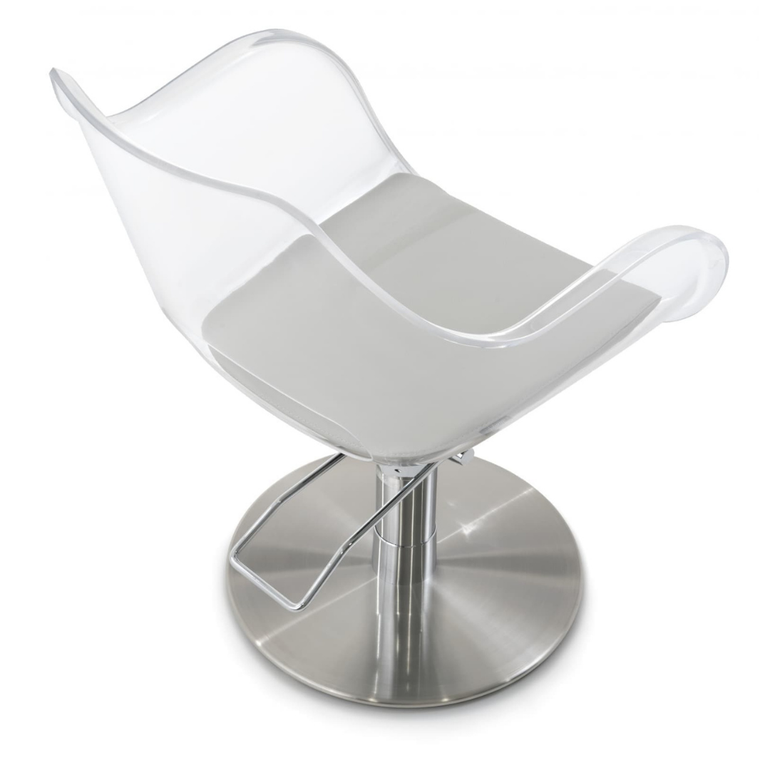 Парикмахерское кресло PLEXI TERRA BLOCK — фото и характеристики Maletti