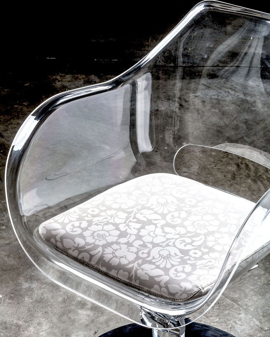 Парикмахерское кресло PLEXI MARE BLOCK — фото и характеристики Maletti