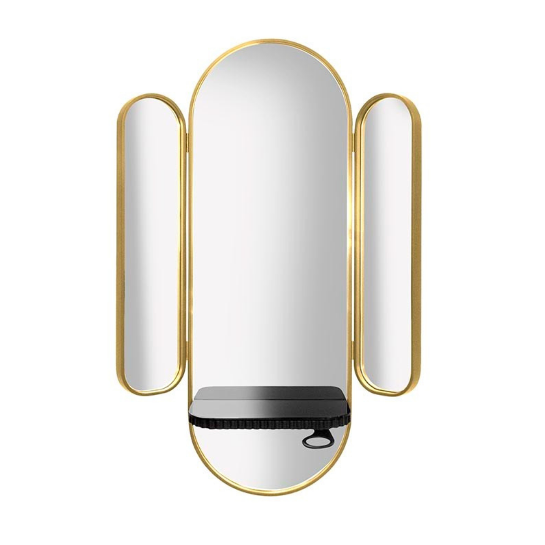 Зеркало-трельяж SARAH Gold LED — фото и характеристики Maletti