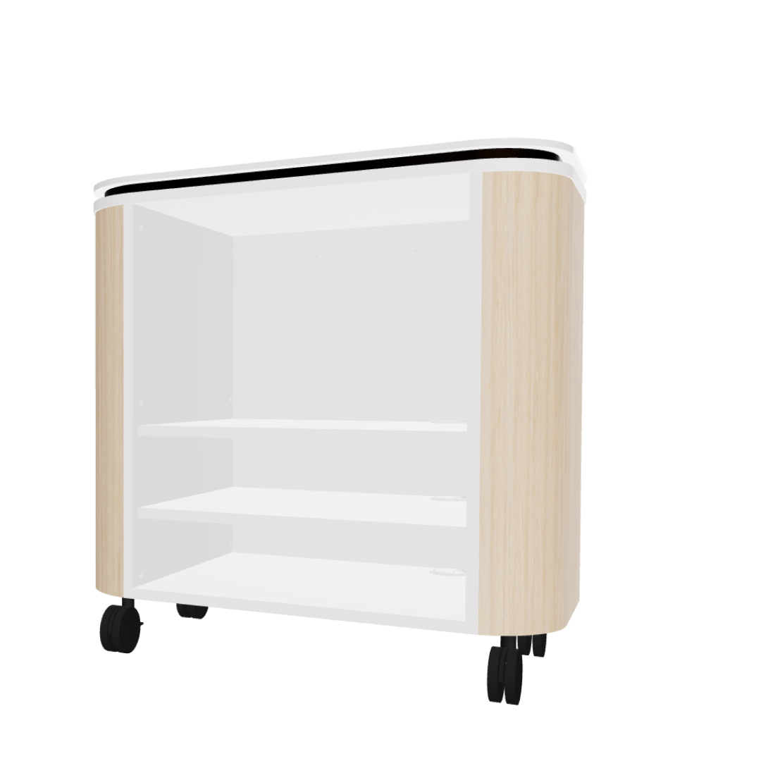 Тележка косметологическая DIONE MEDIUM — фото и характеристики Maletti