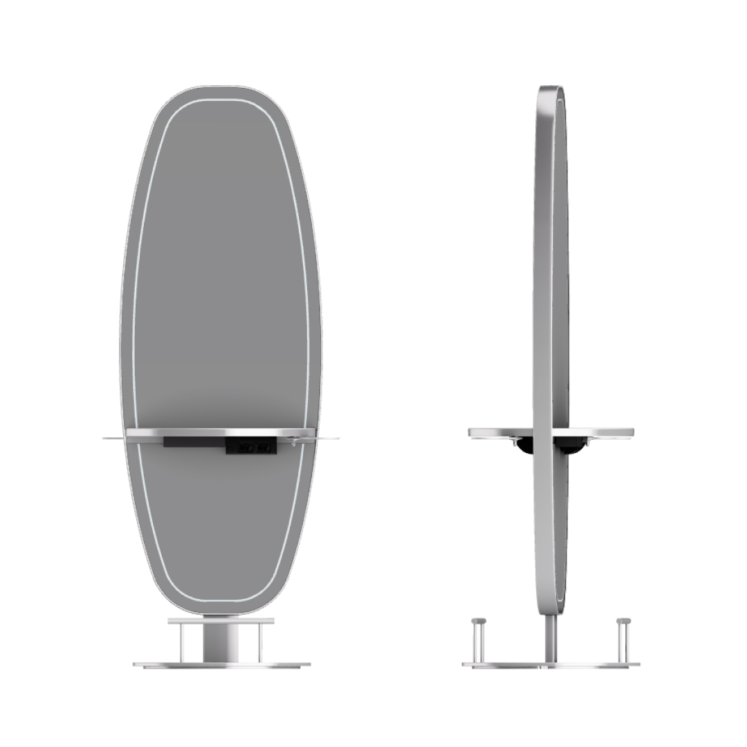 Зеркало NEW ECLIPSE PLUS GOLD — фото и характеристики Maletti