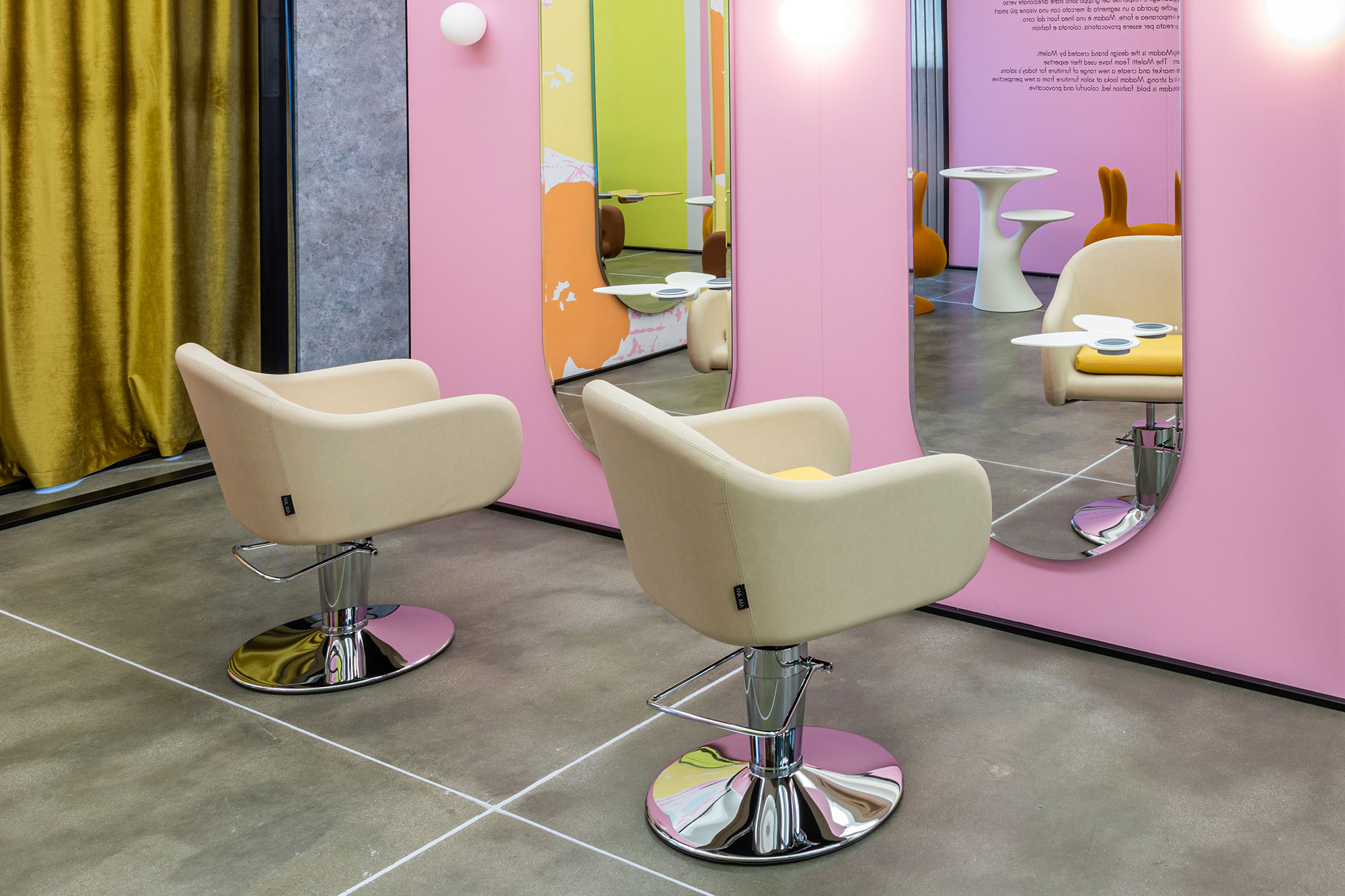 Парикмахерское кресло TWIGGY MARE — фото и характеристики Maletti