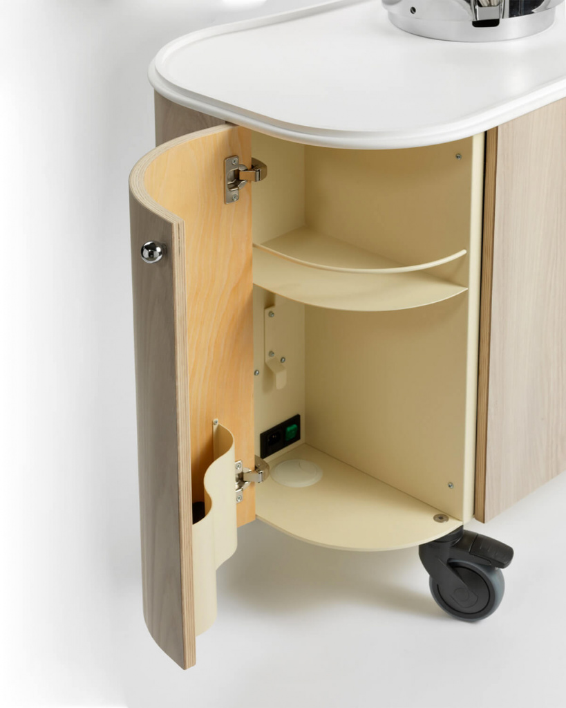 Парикмахерская мойка HUB CHAMPAGNE — фото и характеристики Maletti