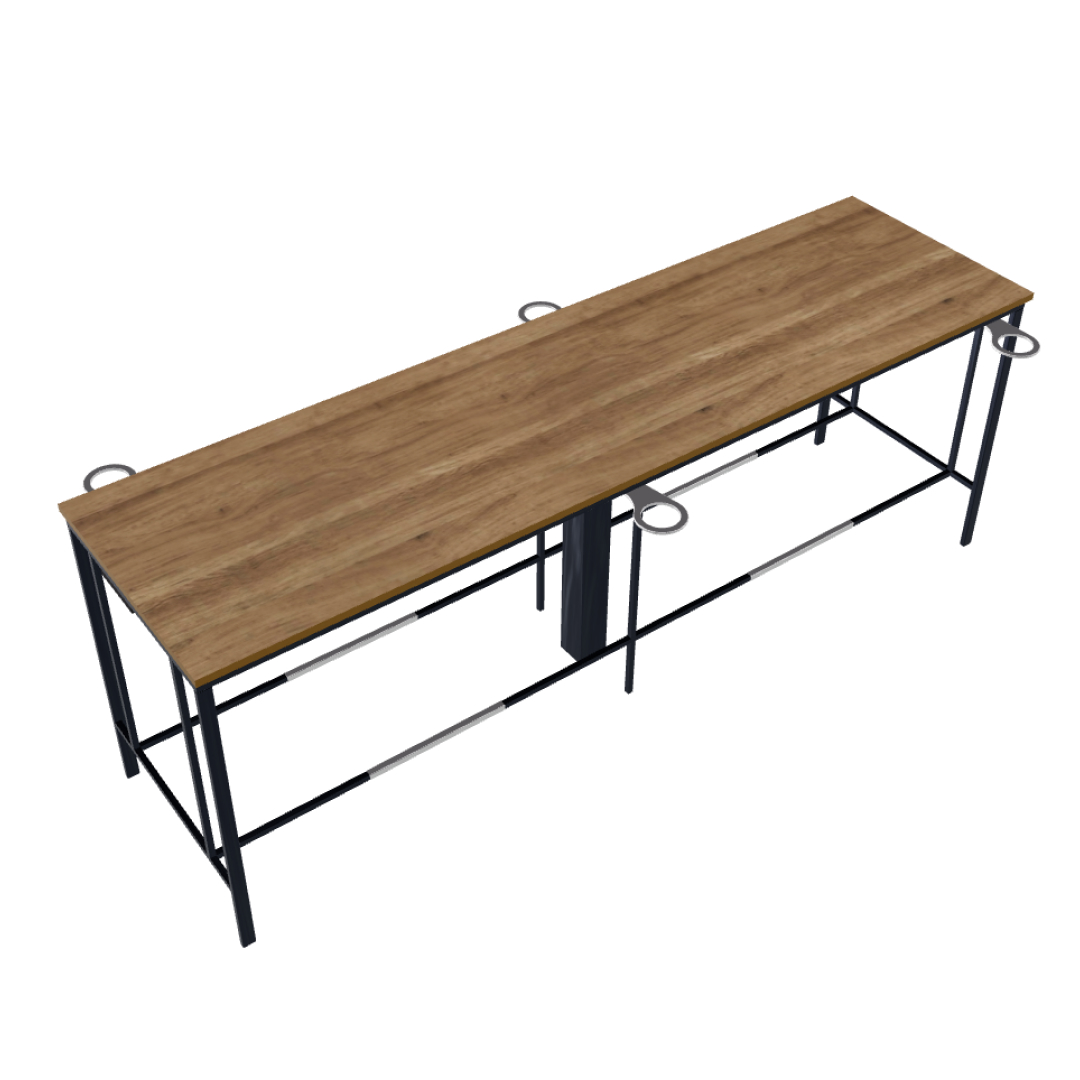 Парикмахерский стол MINIMAL 4P — фото и характеристики Maletti