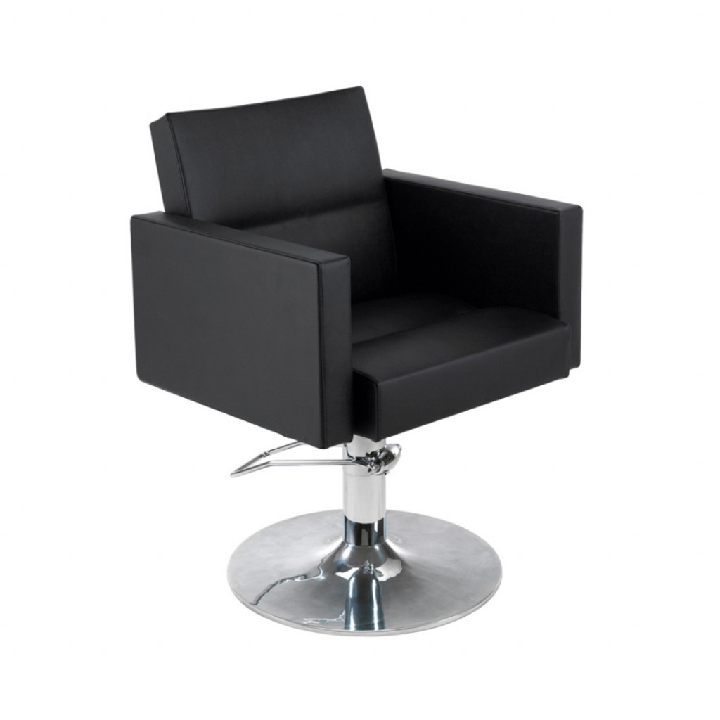 Парикмахерское кресло RIALTO BLACK RONDE — фото и характеристики Maletti