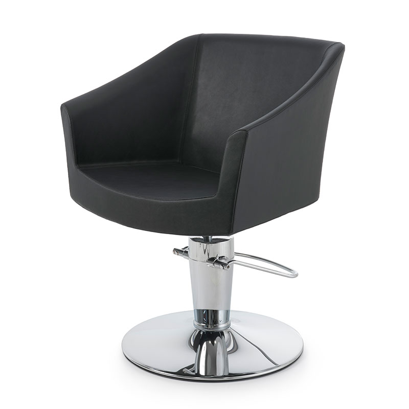Парикмахерское кресло GALA BLACK RONDE — фото и характеристики Maletti