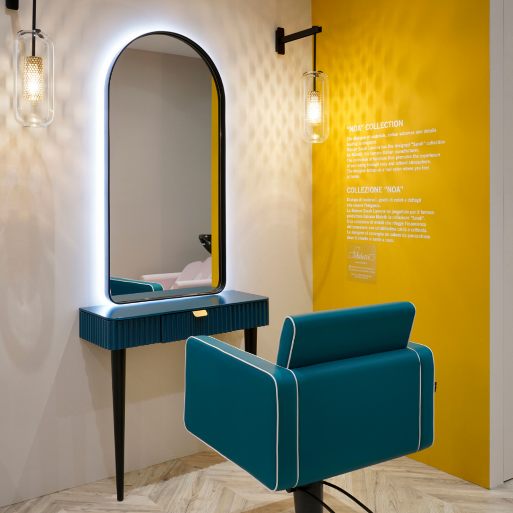 Зеркало-трюмо NOA COIFFEUSE Black LED — фото и характеристики Maletti