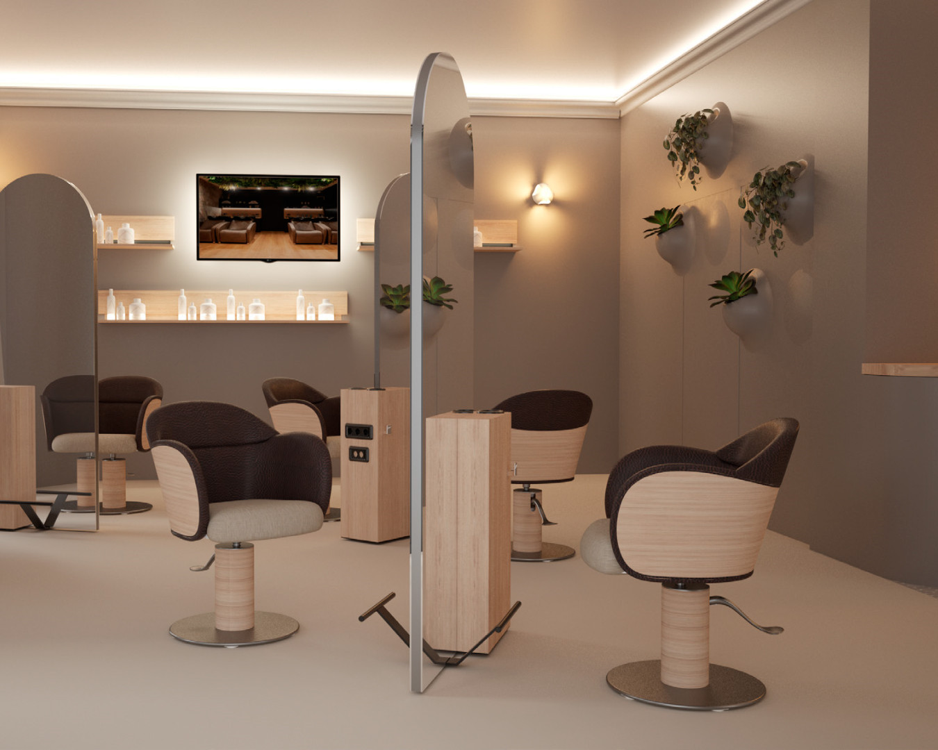Парикмахерское кресло MUSCADELLE — фото и характеристики Maletti